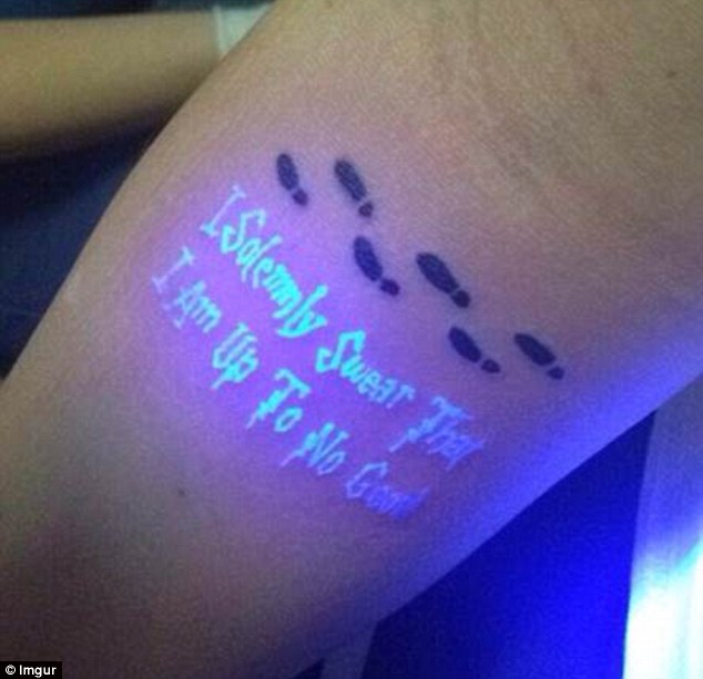 Harry Potter fans go crazy over tattoo which reveals a secret .