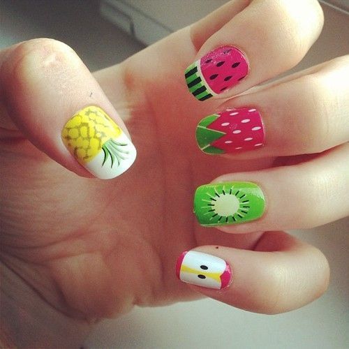 Creative Nail Designs | Fruit nail designs, Fruit nail art .