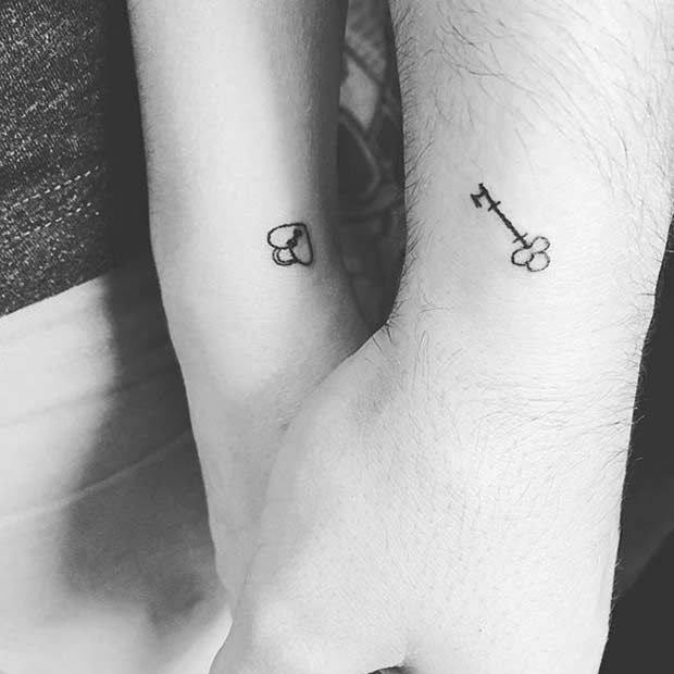 81 Cute Couple Tattoos That Will Warm Your Heart | Page 4 of 8 .