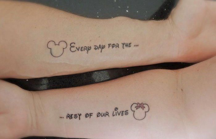 Married Couple Tattoo On Arms #couplestattoosmarried | Couple .