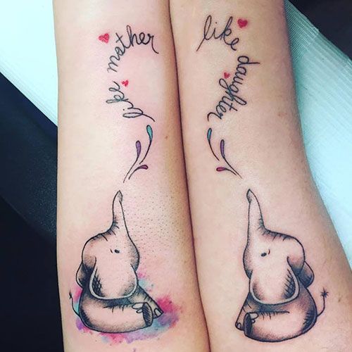 Like Mother Like Daughter Tattoo - Best Matching Mother Daughter .