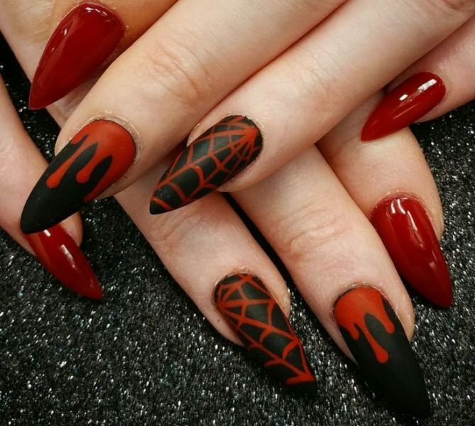 89+ Seriously Spooky Halloween Nail Art Ideas | Pouted in 2020 .
