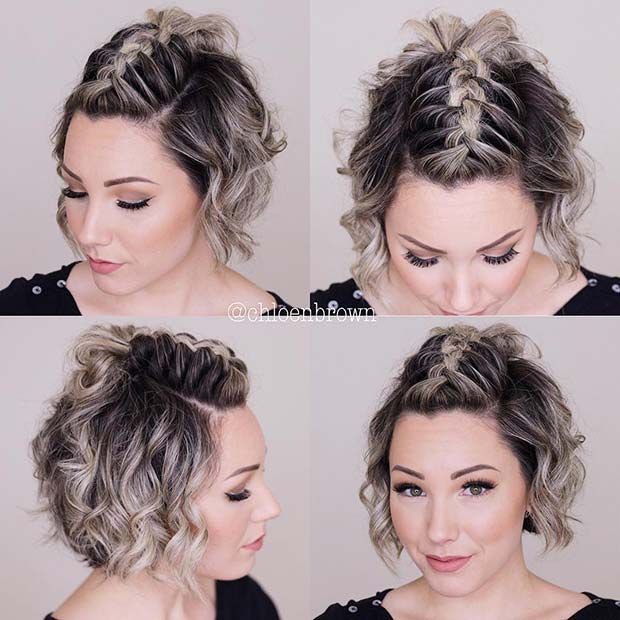 23 Quick and Easy Braids for Short Hair | Page 2 of 2 | StayGlam .