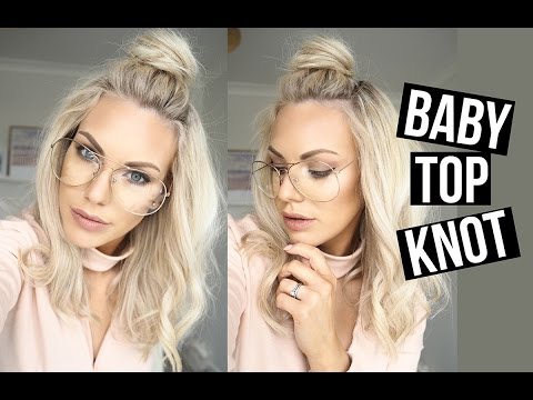 HALF TOP KNOT TUTORIAL || QUICK AND EASY - YouTu