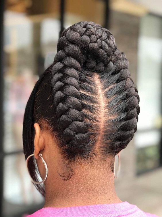 Eye-catchy Easy Braided Hairstyles For Black Hair | Natural hair .