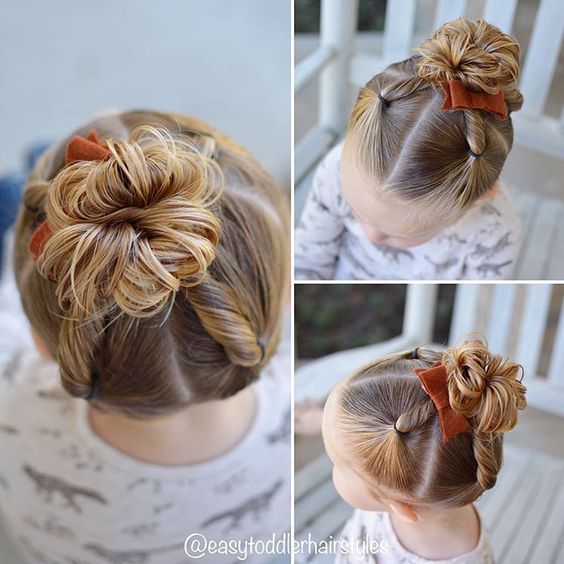 awesome 24 Easy Christmas Hairstyles for Girls | Little girl .