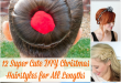 12 Super Cute DIY Christmas Hairstyles for All Lengths - DIY & Craf