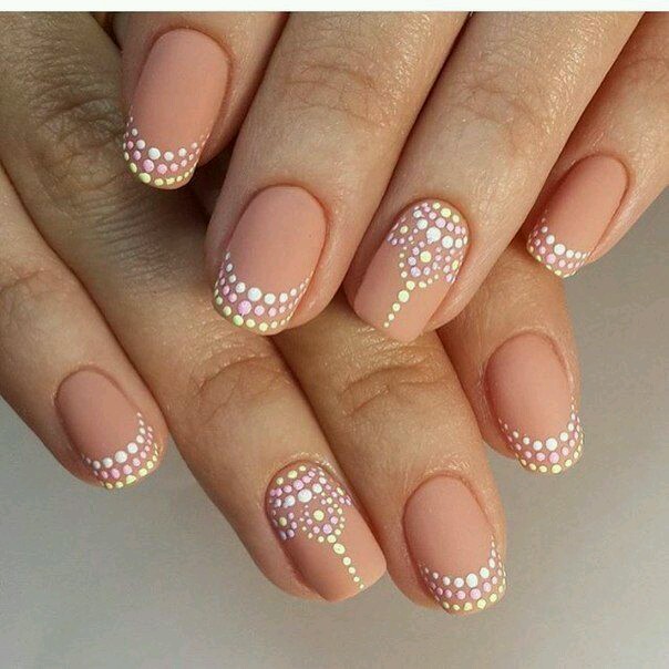 55 Truly Inspiring Easy Dotted Nail Art Designs for Everyday Fashi