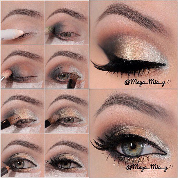 14 Stylish Shimmer Eye Makeup Ideas for New Year's Eve - Pretty .