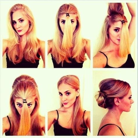 55 Easy Updos to Look Effortlessly Chic | Everyday hairstyles .