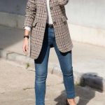 Plaid blazer outfits street fashion | Plaid blazer outfit, Blazer .