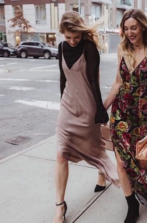 Post- The Modhemian Fall Fashion Trends: Layering Your Slip Dress .
