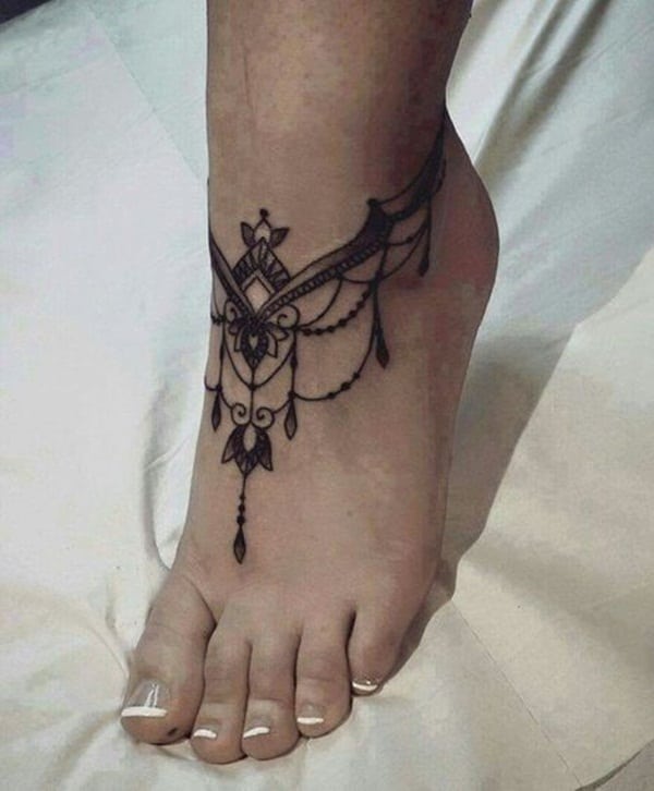 101 Ankle Tattoo Designs that will flaunt your Wa