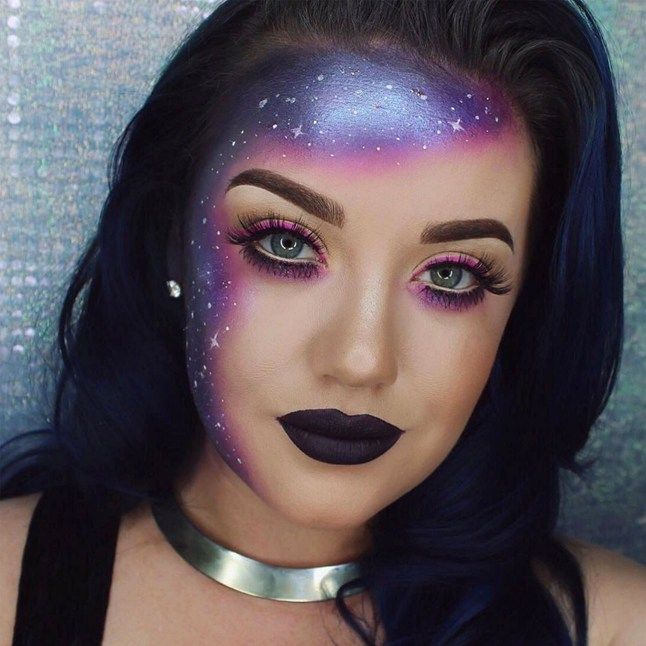 Galaxy makeup is the internet's favourite halloween look | Galaxy .