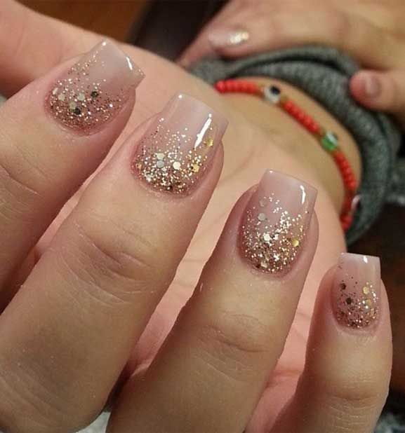 49 Best Glitter Nail Art Ideas For Glam Looks in 2020 | Nail .