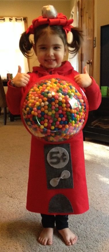Gumball machine Halloween costume! Adorable! Made with real .