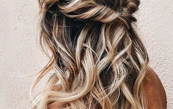 37 beautiful half up half down hairstyles for the modern bride .