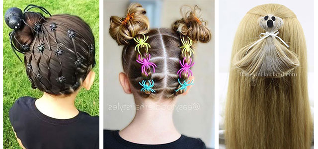 Halloween Hairstyles For Kids & Girls 2019 | Hair Ideas | Modern .