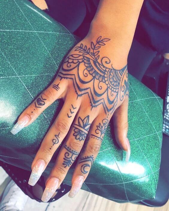 Hand tattoos came into style in the last few years and we are here .
