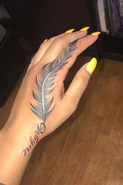 25 Awesome Hand Tattoo Designs in 2020 | Cute hand tattoos .