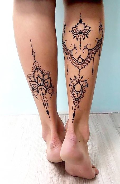 18 Beautiful Henna Tattoos for Women in 2020 - The Trend Spott