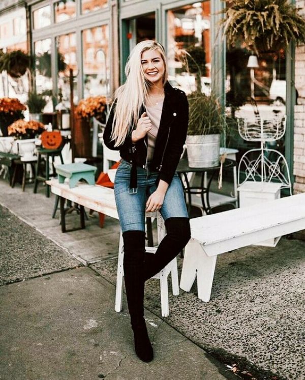 40 Latest Knee-High Boots Outfit Ideas (With images) | Pretty .