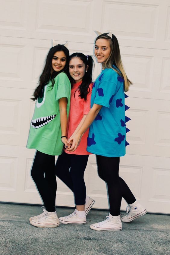 Easy Last Minute Halloween Costume Ideas For Girls - Monsters Inc .
