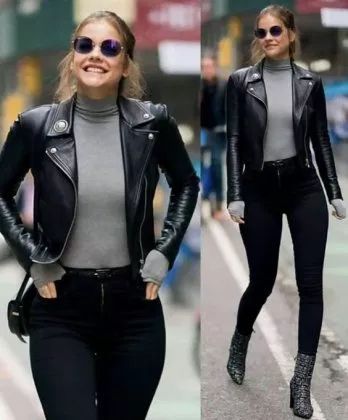 The 5 best leather jacket outfit ideas that you can copy now .