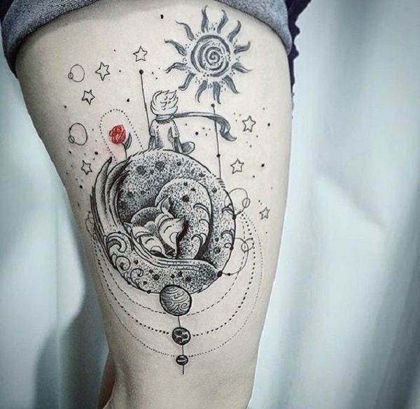 50 The Little Prince Tattoos | Cuded | Prince tattoos, Little .