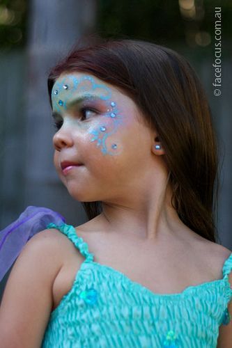 Image result for child mermaid makeup | Halloween makeup for kids .