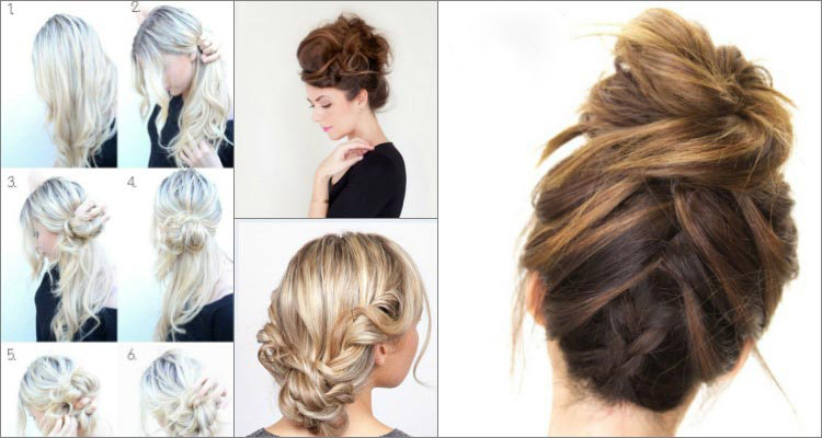 Top 10 Messy Updo Tutorials For Different Hair Lengt