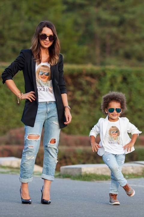 19 Adorable Mothers and Daughters Matching Outfit Ideas | Mother .