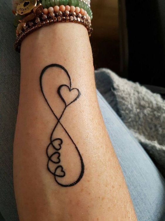 The Infinity Heart Tattoo - Mother Daughter Heart Tattoos - Mother .