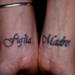 My newest tattoos, Mother & Daughter in Italian | Tattoos for .