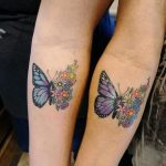 Hand Butterfly Mother Daughter Tattoo Design - Mother Daughter .