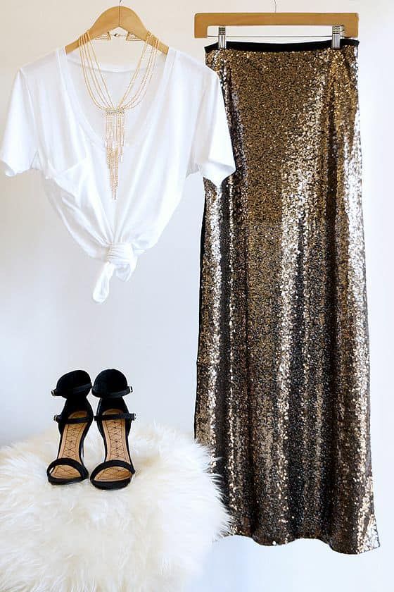 35+ Party-perfect Sequin Outfit Ideas for a Glam Party Look .