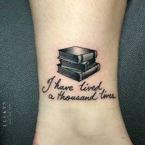 100+ Perfect Book Tattoos Every Book Lover Can Resonate With in .
