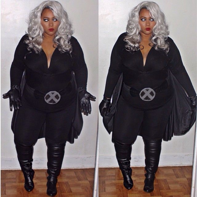 Summon your superpowers in this X-Men Storm Halloween costume .