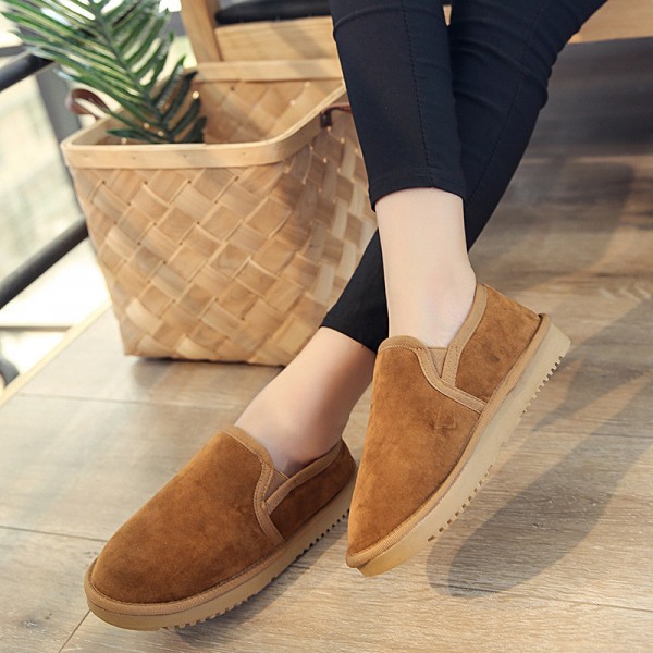 Buy Thick Plush Casual Ankle Boots Hot Sale Comfortable Light Lazy .