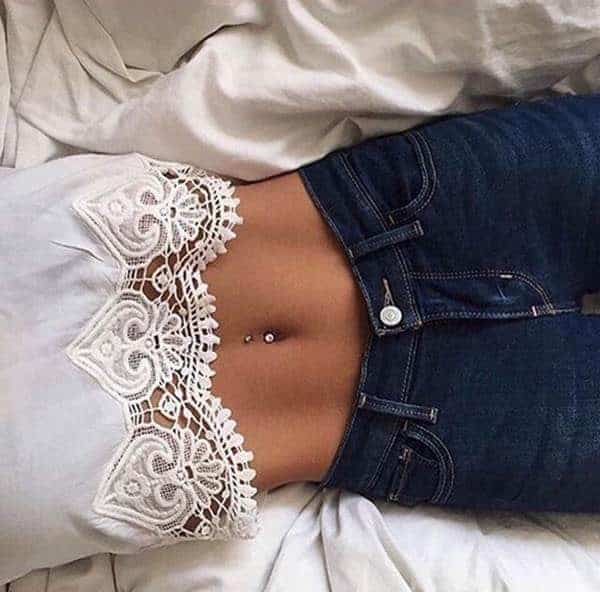 75 Sexy Belly Button Piercings You Are Sure to Lo
