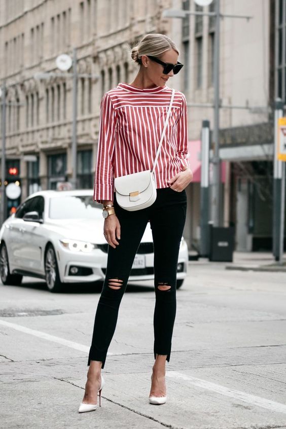Fashion Trend to Love - Spring Stripes! | Outfits with striped .
