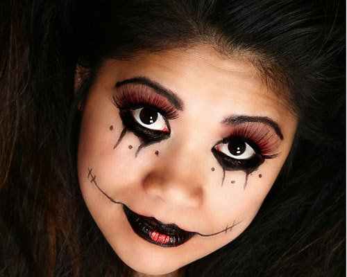 75+ Cute and Scary Halloween Makeup Ideas For kids. Easy face .