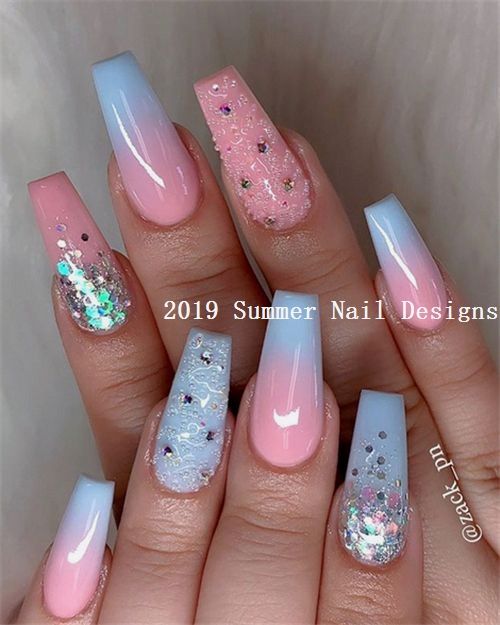 33 Cute Summer Nail Design Ideas 2019 #summernaildesigns #nail .