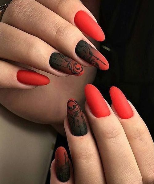 Absolutely Stunning Red Prom Nail Art Designs for Your Big Day .