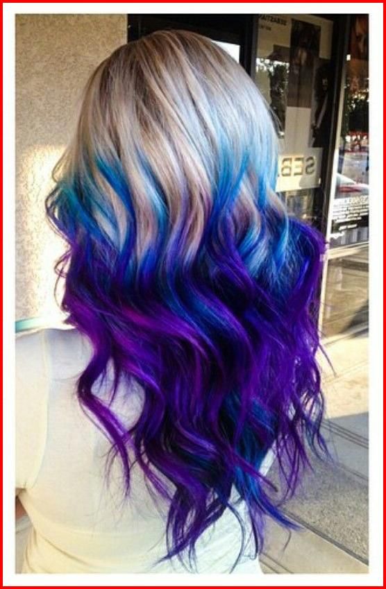 Blue Purple Hair Color Ideas, Mixing some colors always work when .