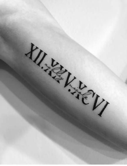 63+ Ideas Tattoo Ideas For Moms With Kids Roman Numerals | Fairy .