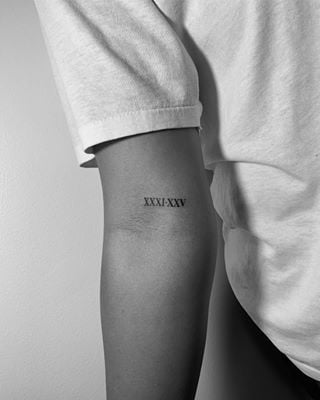 Best Roman Numeral Tattoo Ideas | POPSUGAR Beau