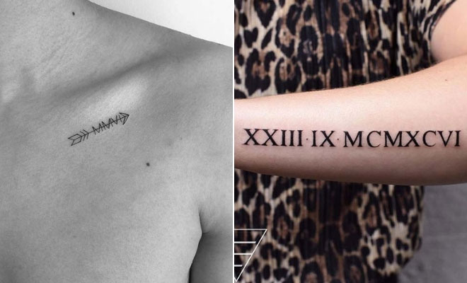 23 Roman Numeral Tattoo Ideas That Are Simple Yet Cool | StayGl