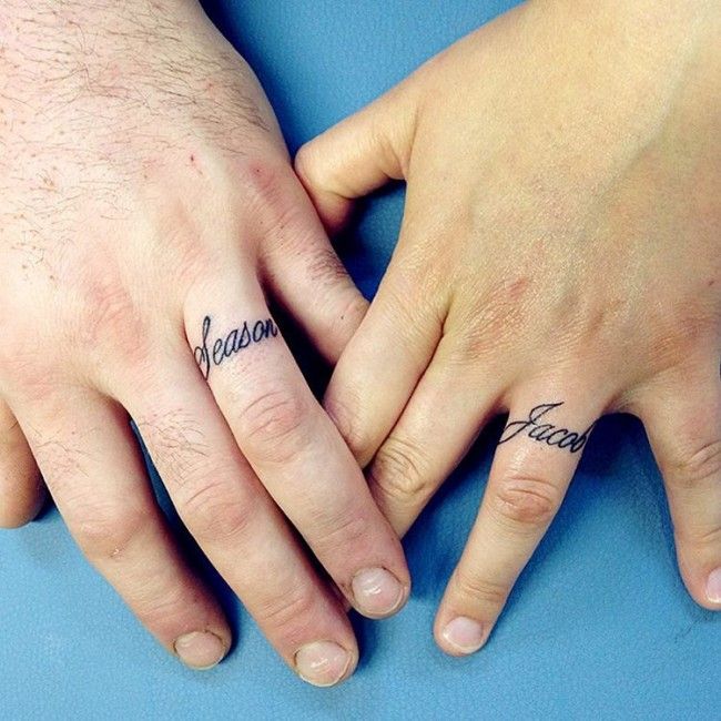 35 Romantic Wedding Ring finger Tattoo designs and ideas | Wedding .