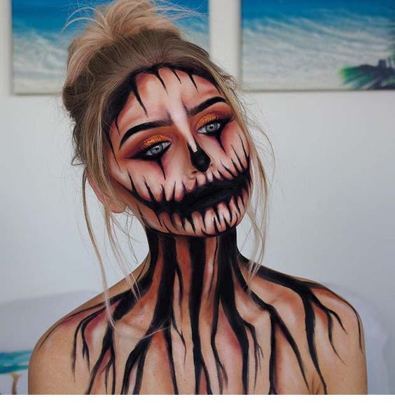 Scary Halloween Makeup Ideas for 2018 - Miladies.n